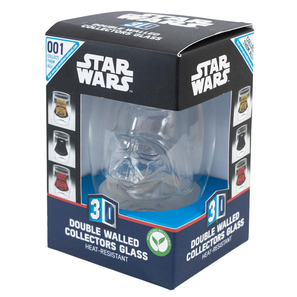 Official Star Wars 3D Darth Vader Feature Glass