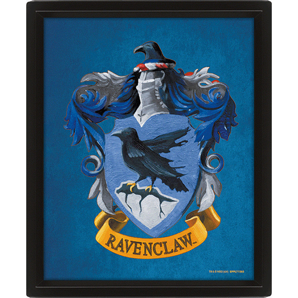 Official Harry Potter Ravenclaw Framed 3D Picture