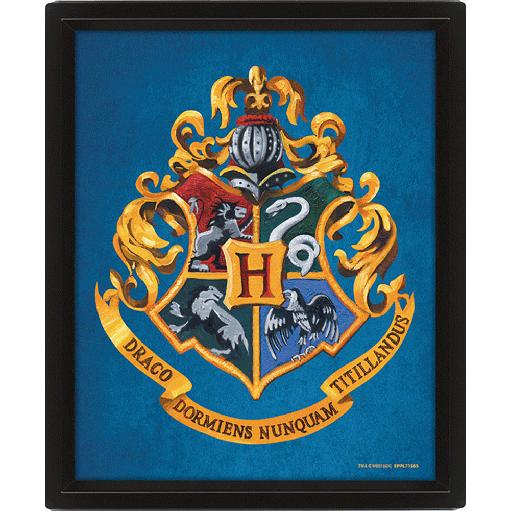 Official Harry Potter Ravenclaw Framed 3D Picture