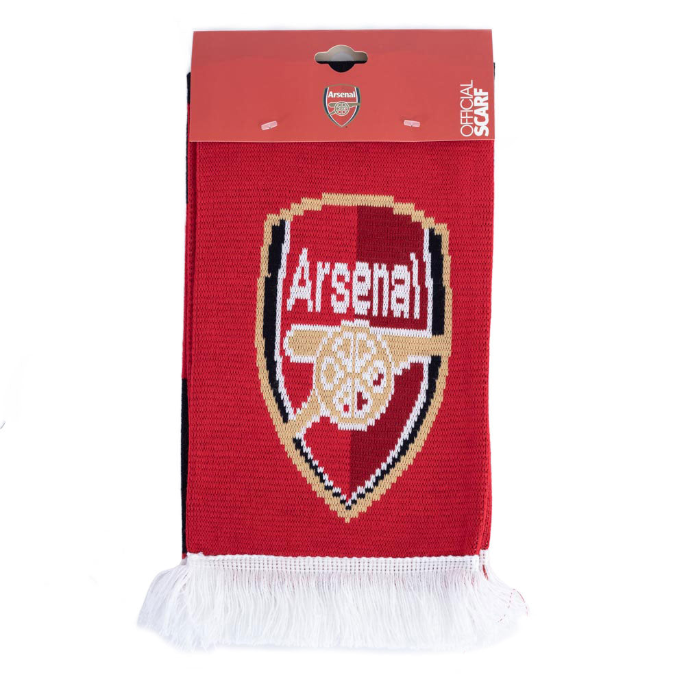 Official Arsenal FC Contrast Bar Scarf