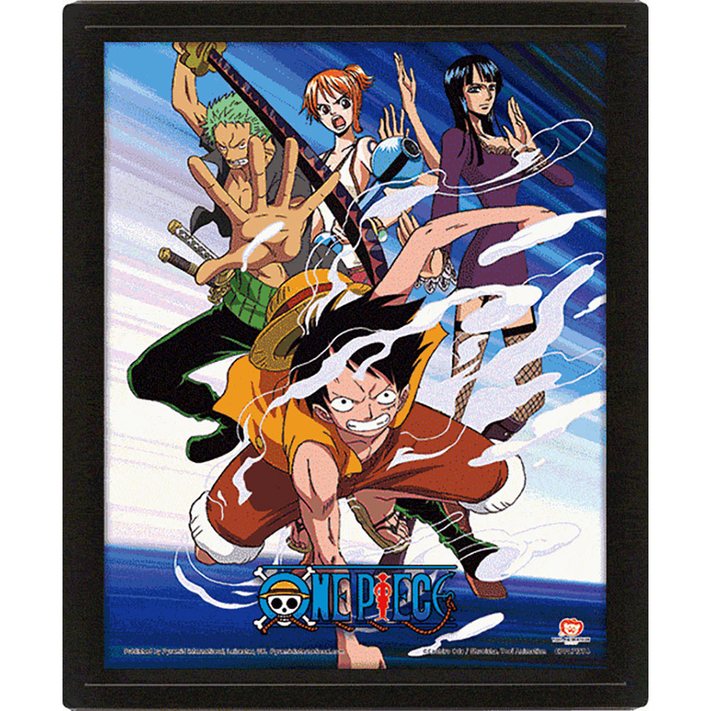 Official One Piece Framed Assault 3D Picture