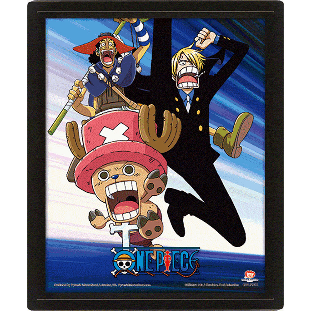 Official One Piece Framed Assault 3D Picture