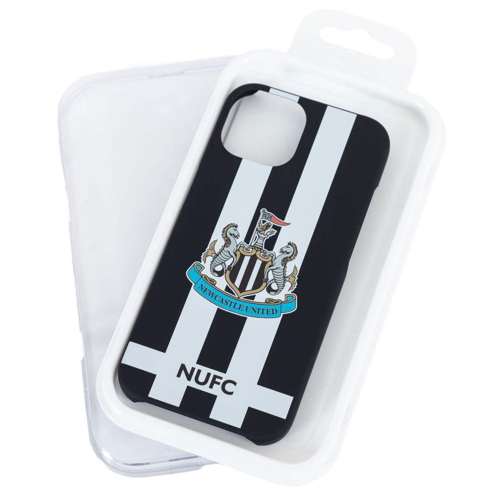 Official Newcastle United FC iPhone 15 Striped Hard Case