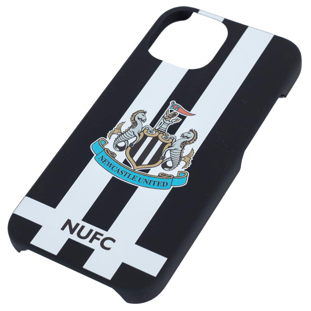 Official Newcastle United FC iPhone 15 Striped Hard Case