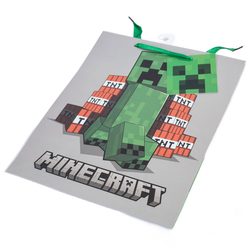 Official Minecraft Medium Gift Bag