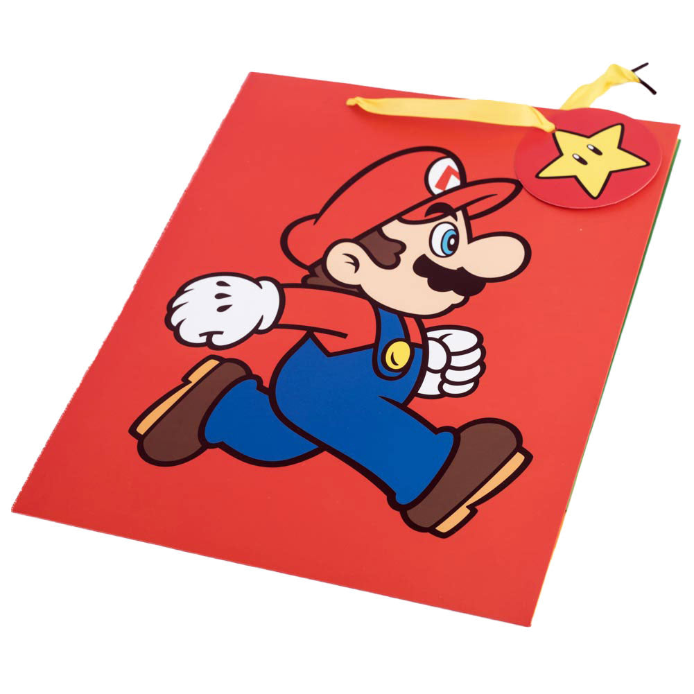 Official Super Mario Medium Gift Bag