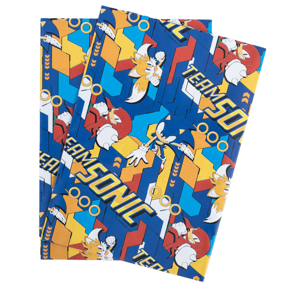 Official Sonic The Hedgehog Gift Wrap