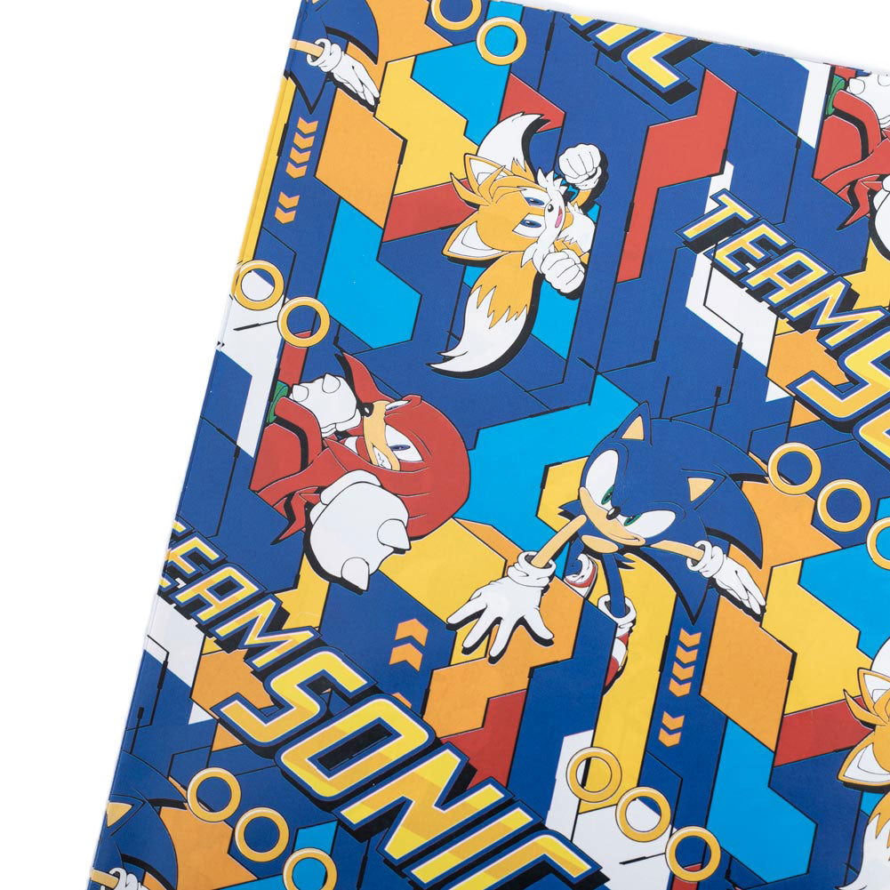 Official Sonic The Hedgehog Gift Wrap