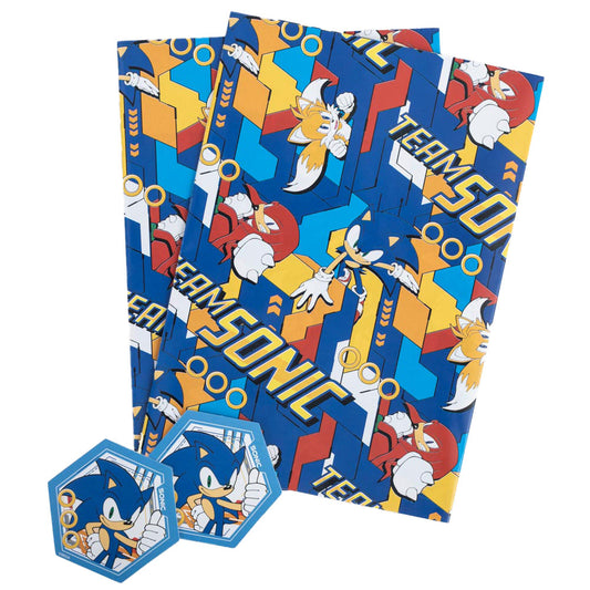 Official Sonic The Hedgehog Gift Wrap