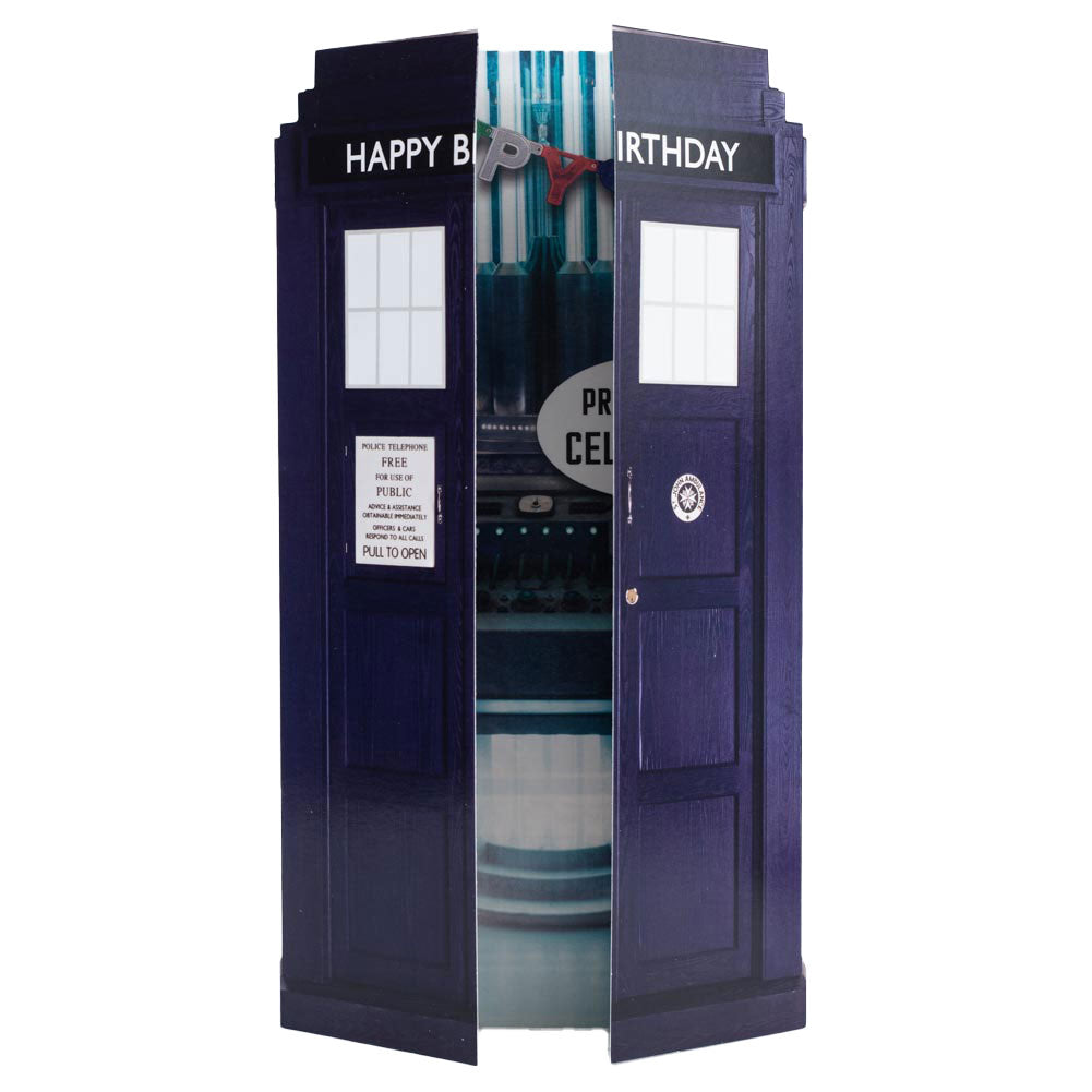 Official Doctor Who Tardis Birthday Card