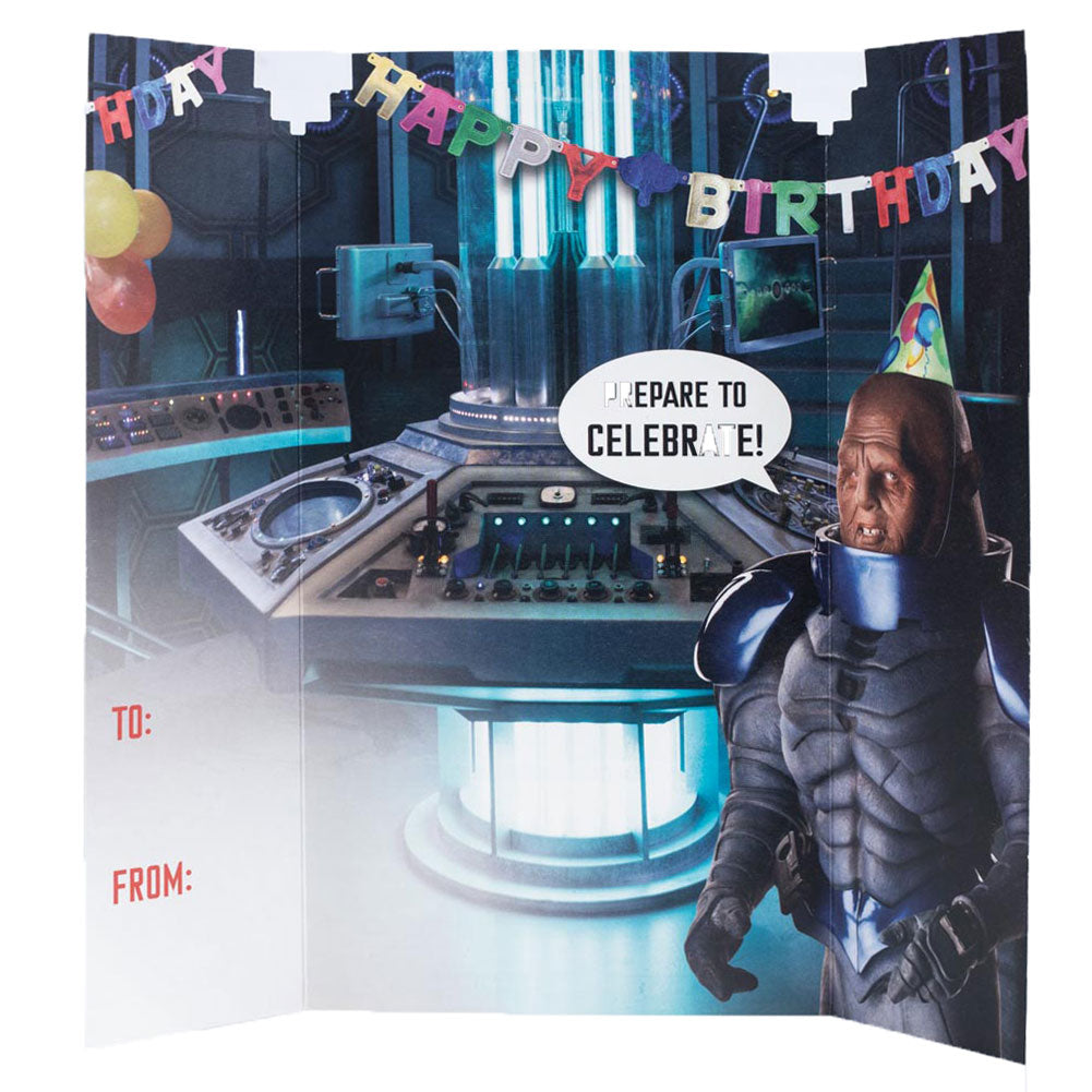 Official Doctor Who Tardis Birthday Card