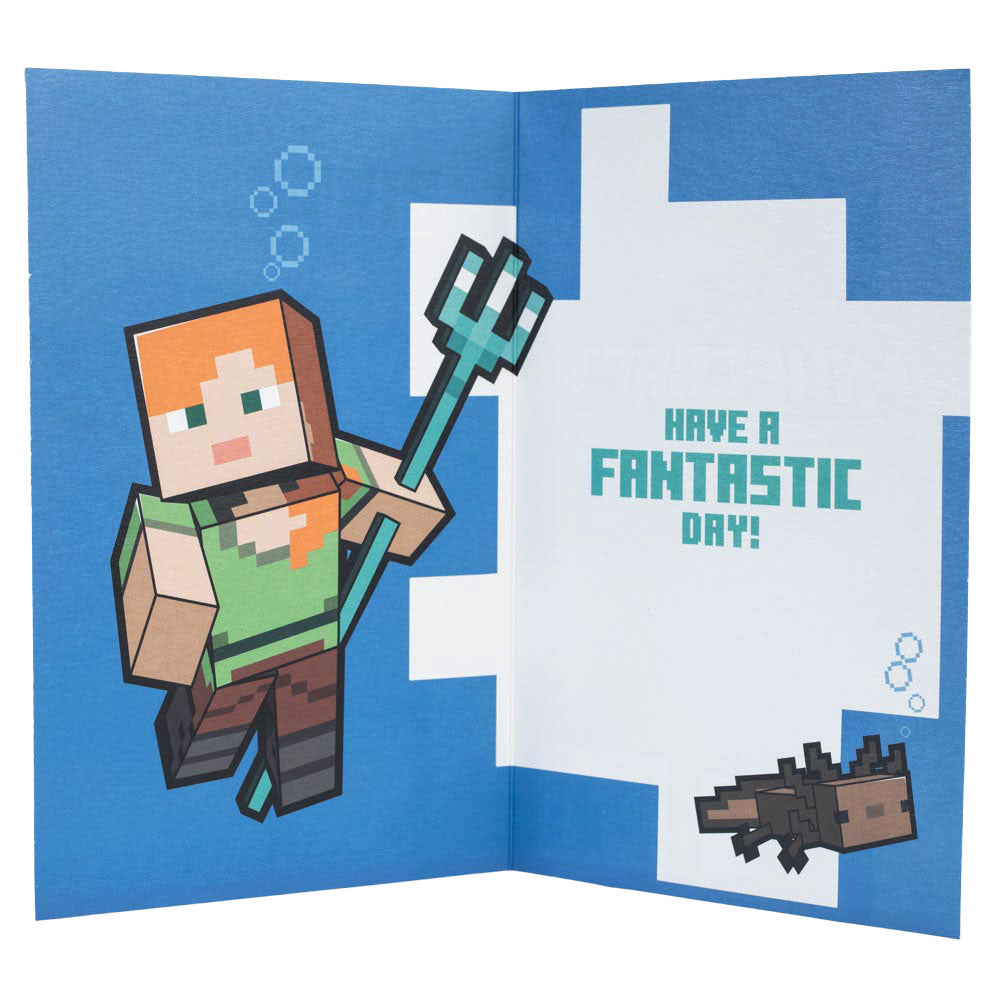 Official Minecraft Birthday Card