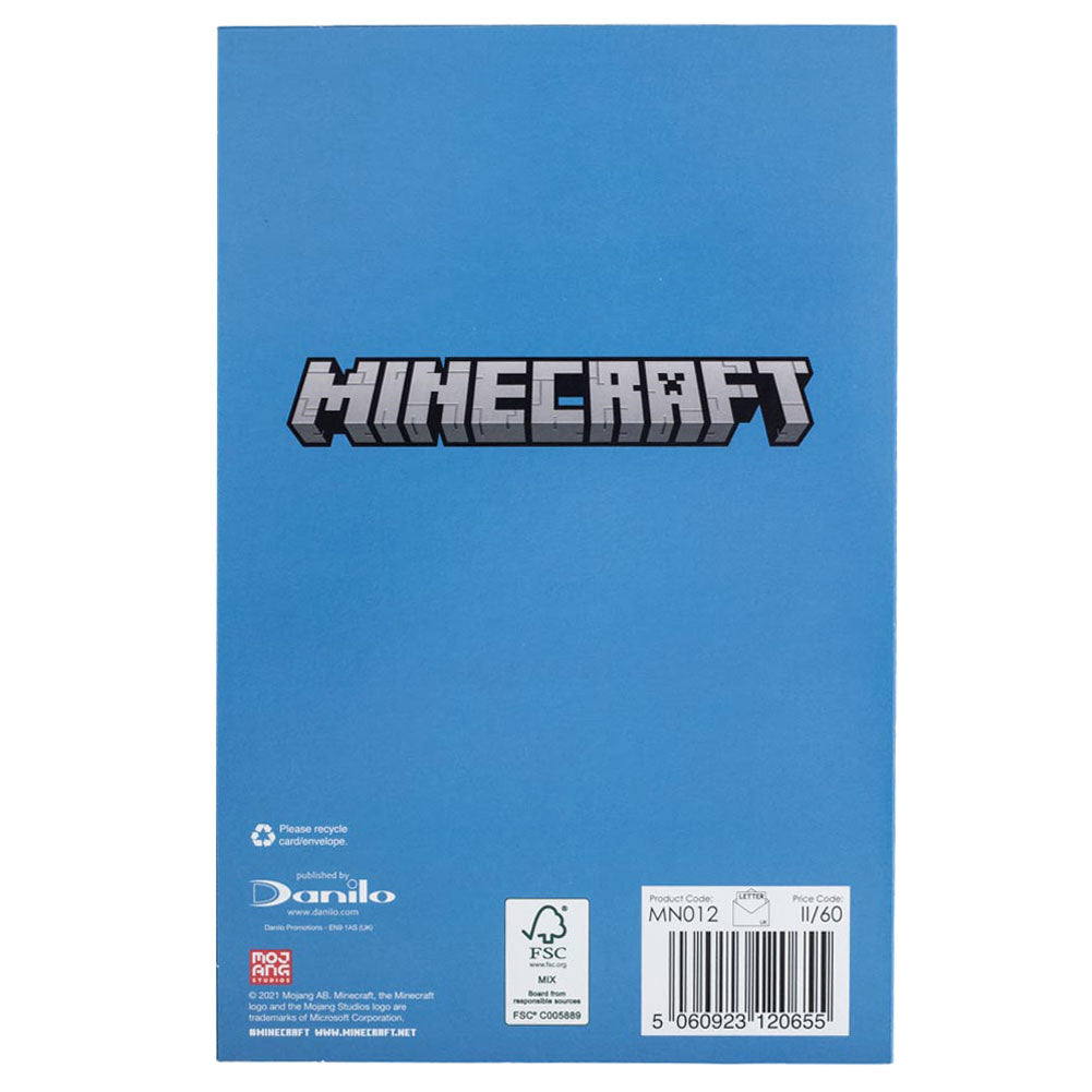 Official Minecraft Birthday Card