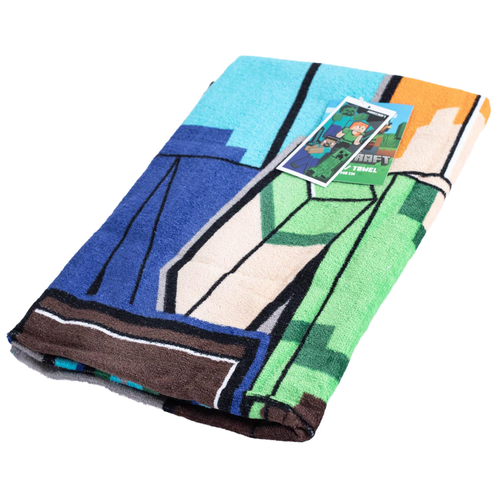 Official Minecraft Characters Towel