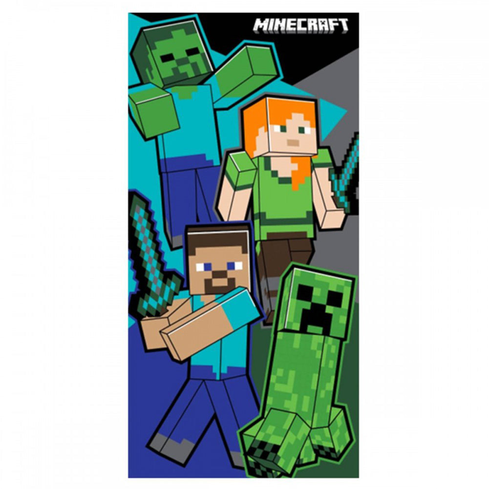 Official Minecraft Characters Towel