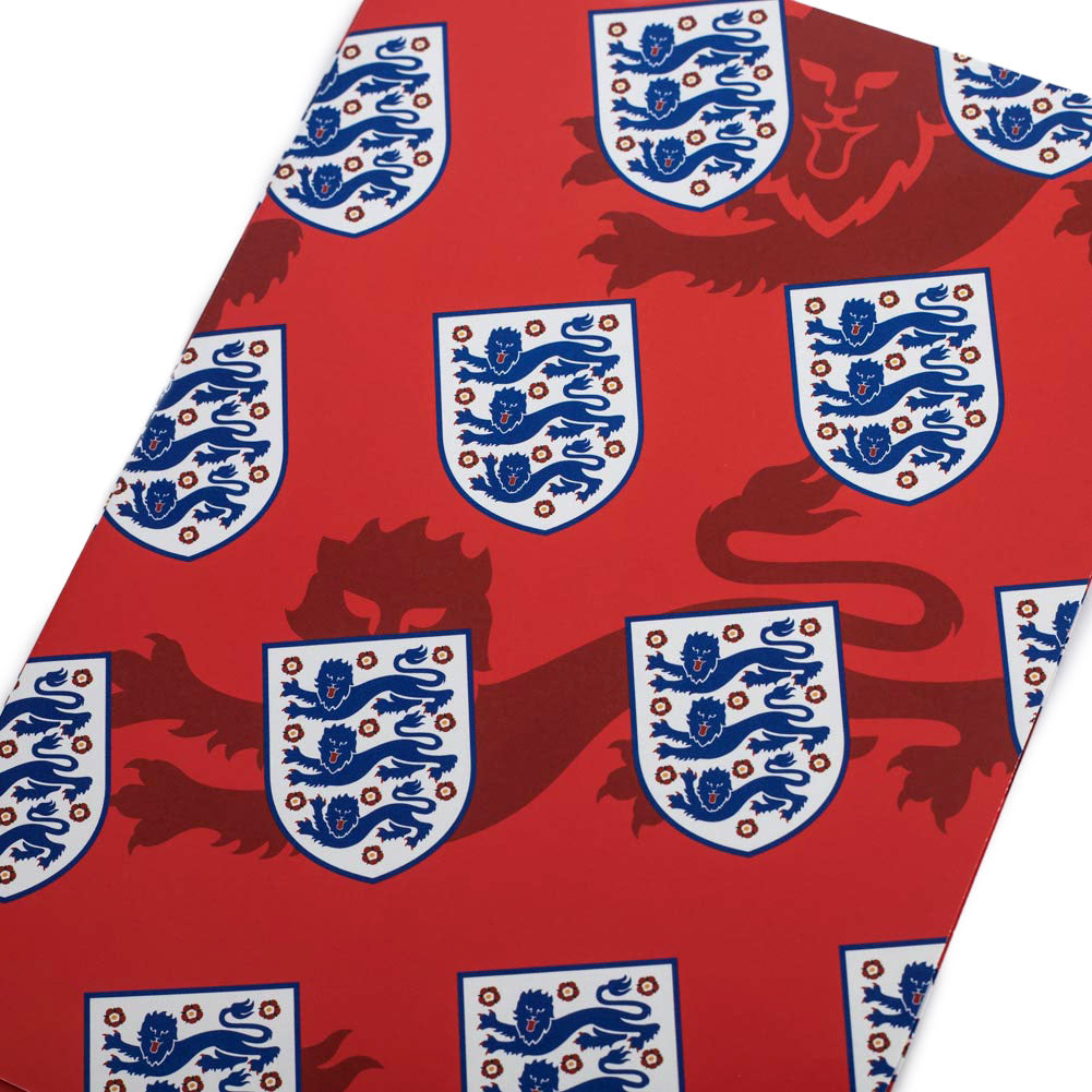 Official England FA Crest Gift Wrap