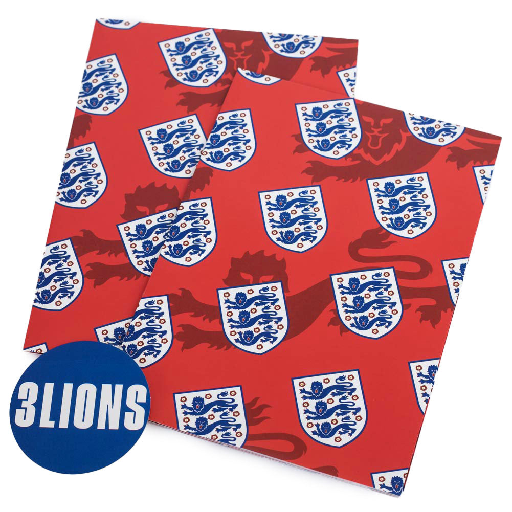 Official England FA Crest Gift Wrap