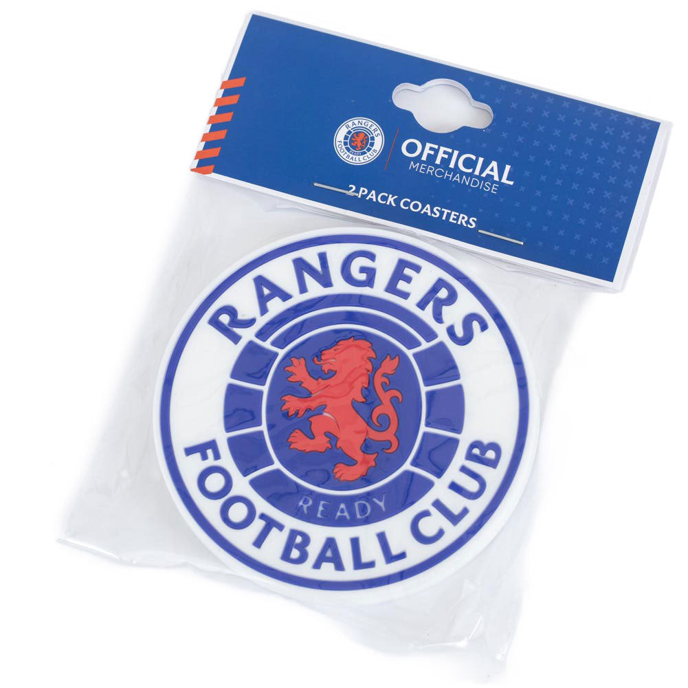 Official Rangers FC 2pk Coaster Set