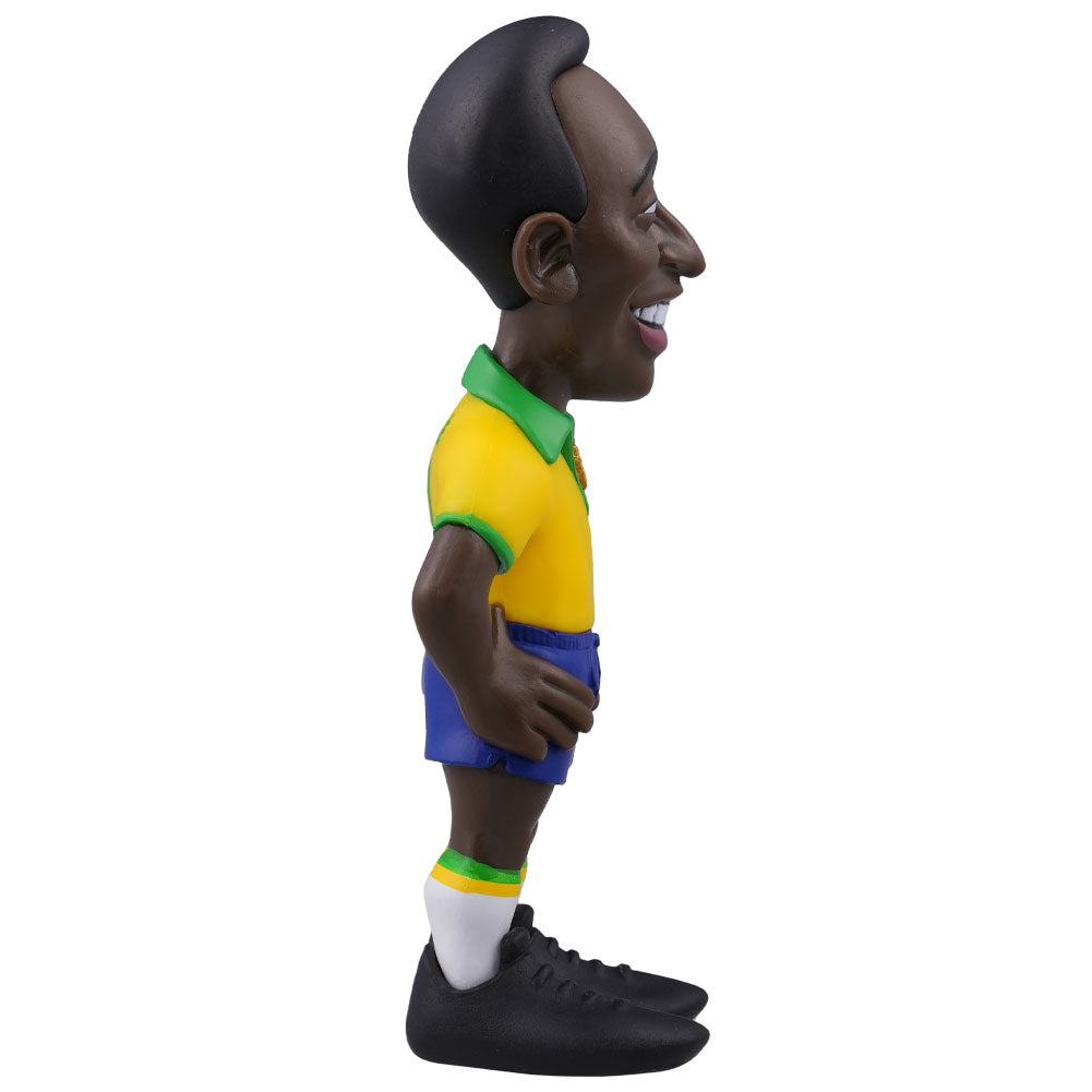 Official Pele MINIX Figure 12cm Brazil Home Kit