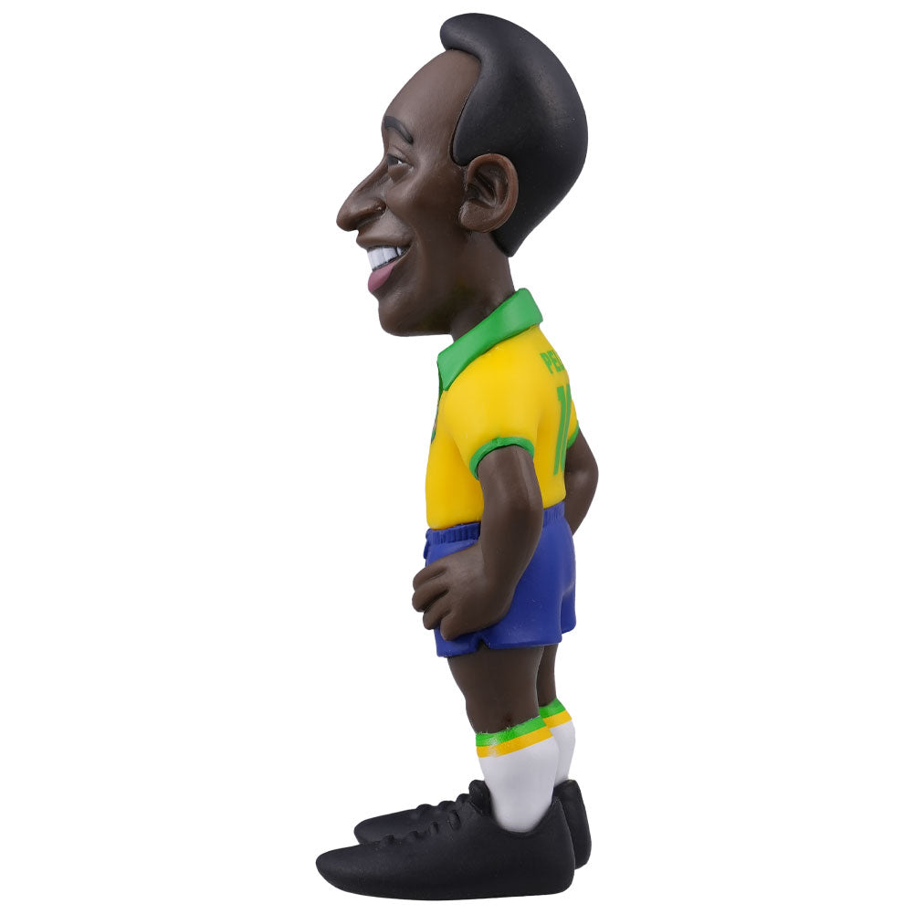 Official Pele MINIX Figure 12cm Brazil Home Kit