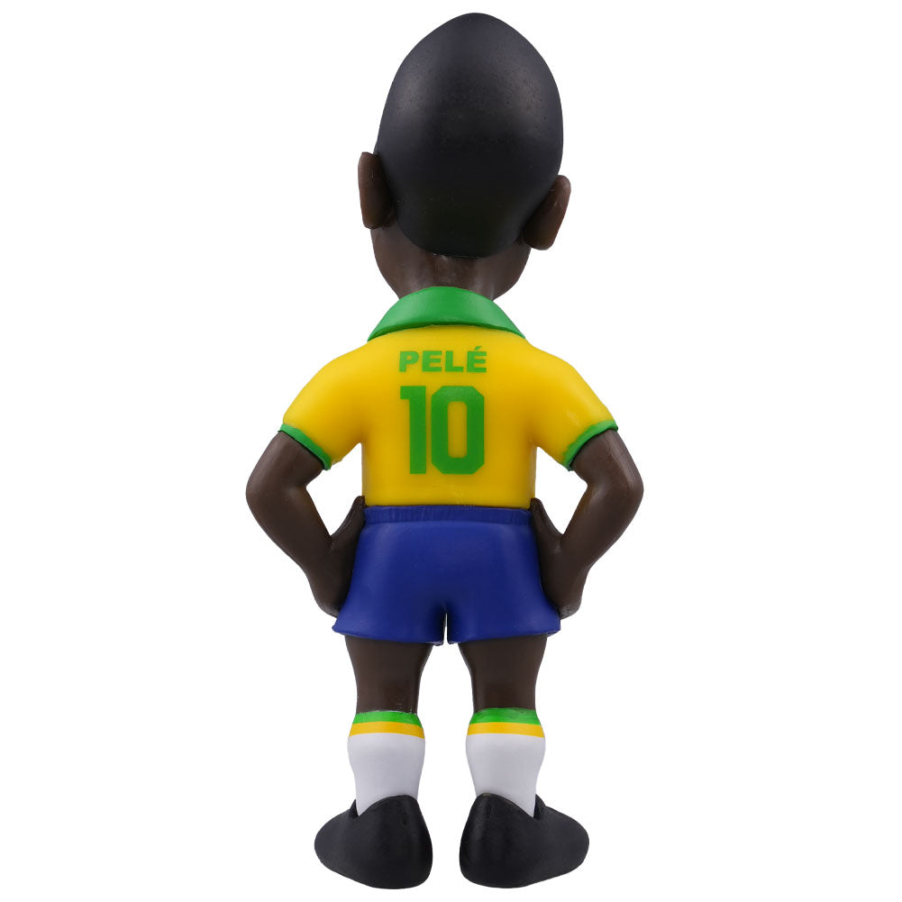 Official Pele MINIX Figure 12cm Brazil Home Kit