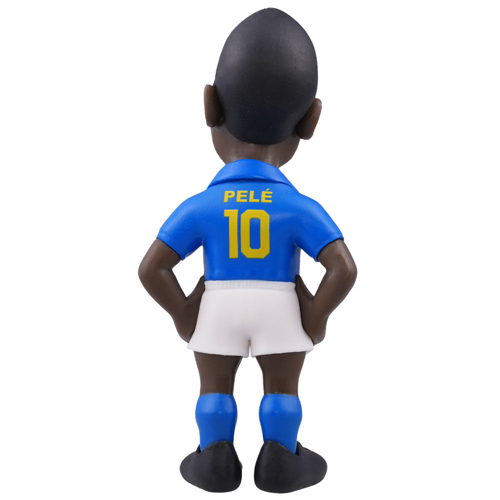 Official Pele MINIX Figure 12cm Brazil Away Kit