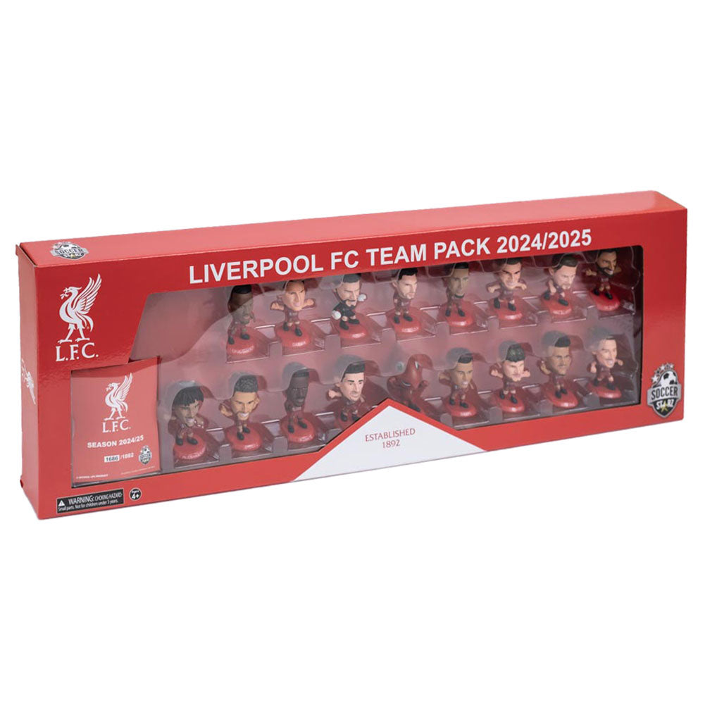 Official Liverpool FC SoccerStarz Season 24-25 Team Pack