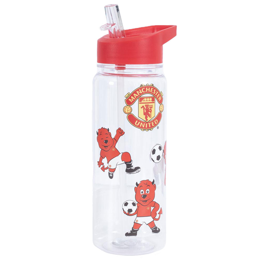 Official Manchester United FC Kids Mascot Drinks Bottle