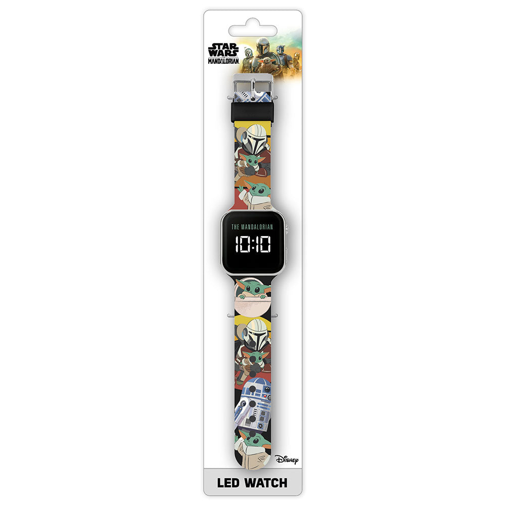 Official Star Wars: The Mandalorian Mando Junior LED Watch