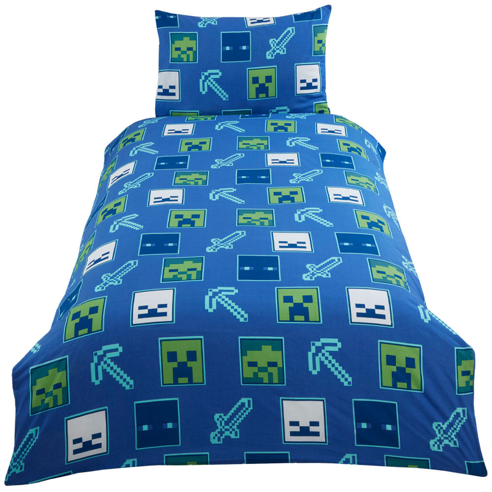 Official Minecraft Single Duvet Set