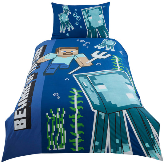 Official Minecraft Single Duvet Set