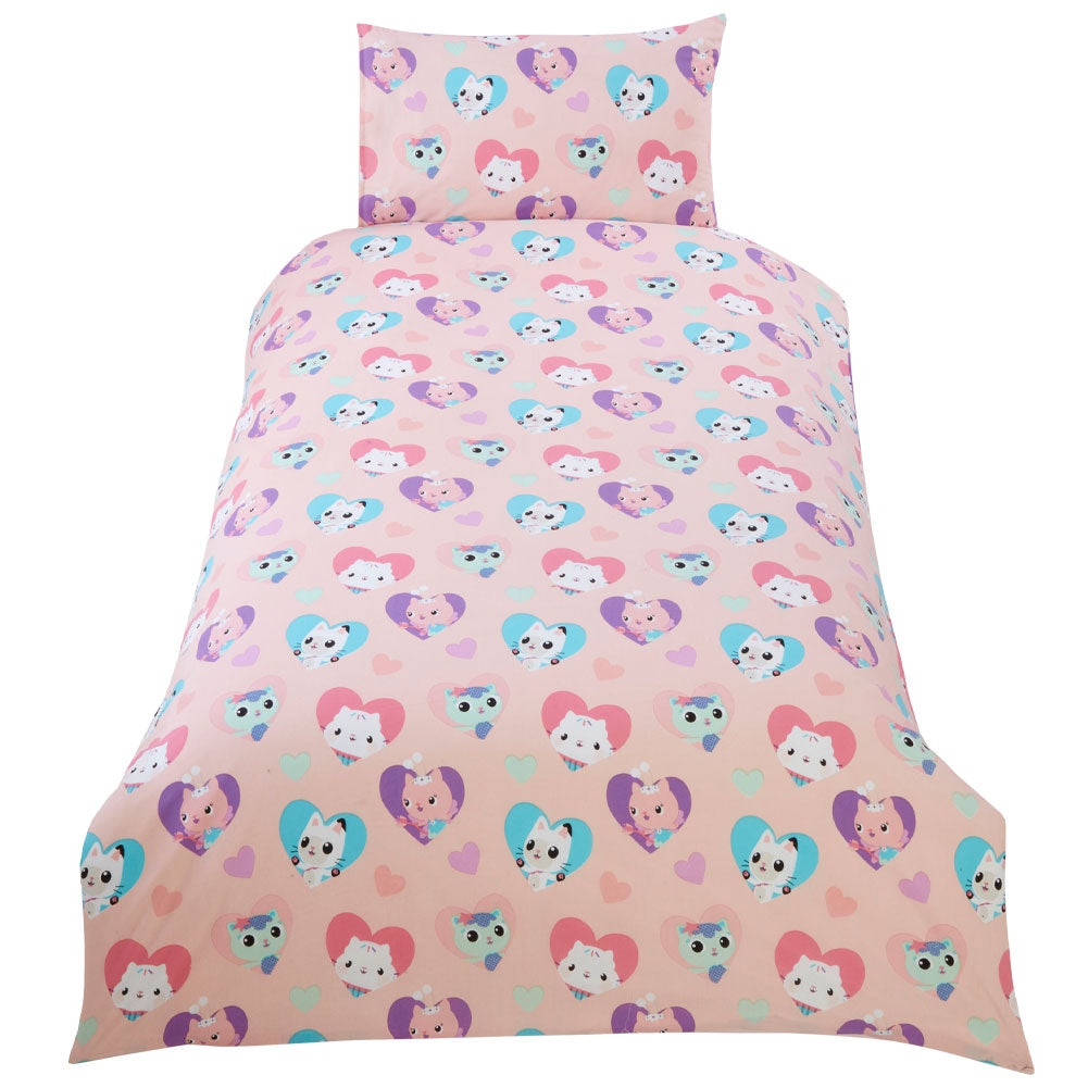 Official Gabby’s Dollhouse Hugs Single Duvet Set