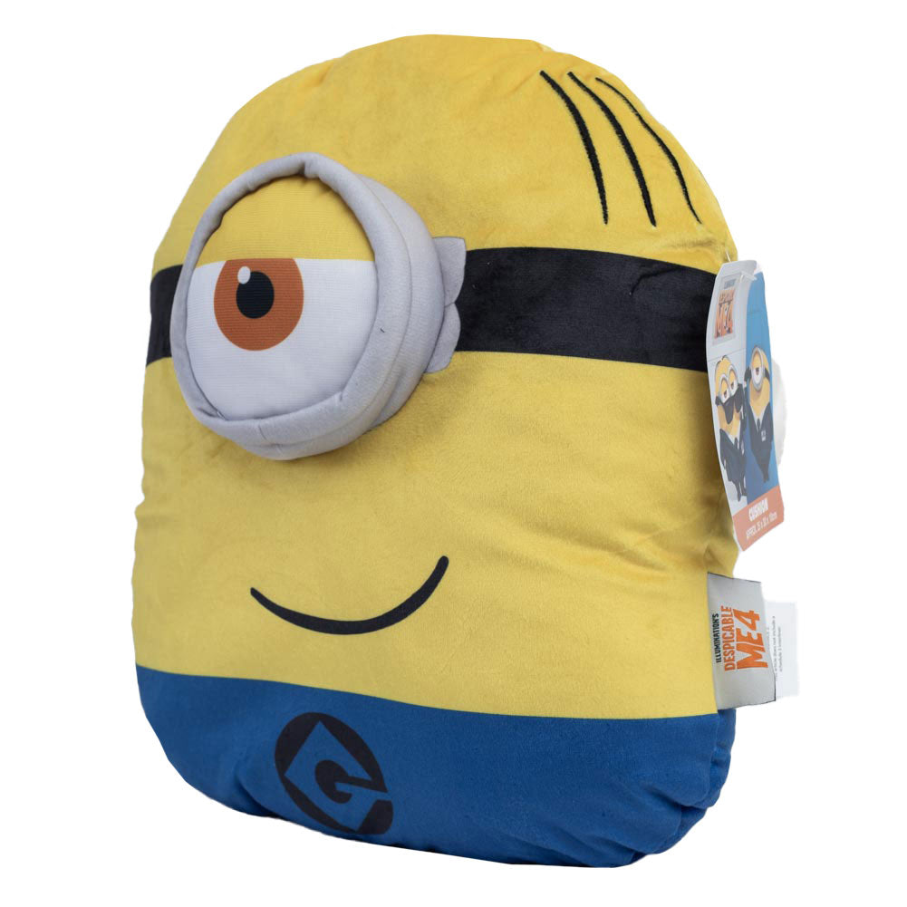 Official Despicable Me 4 Minion Shaped Cushion