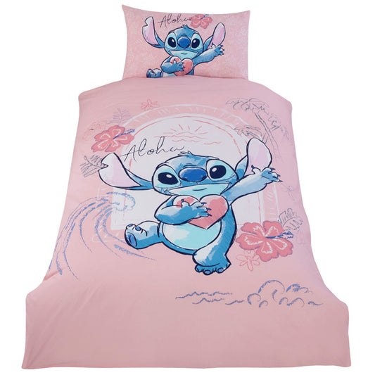 Official Lilo & Stitch Aloha Single Duvet Set