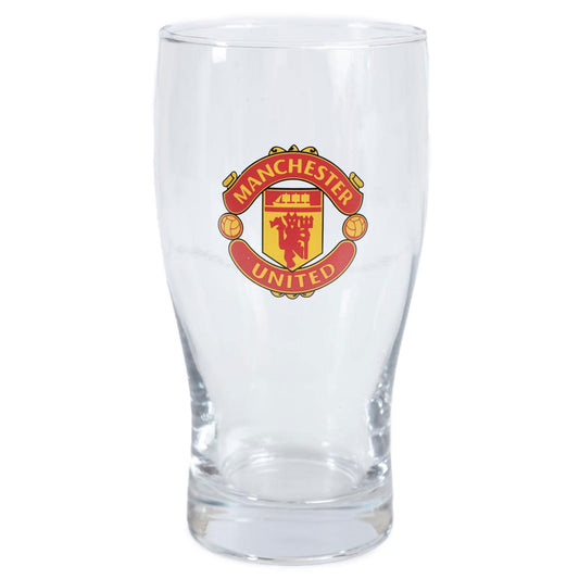 Official Manchester United FC Tulip Pint Glass