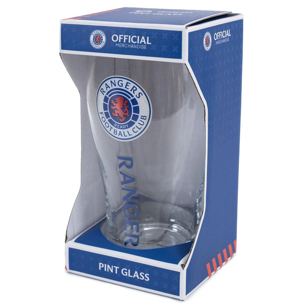 Official Rangers FC Tulip Pint Glass