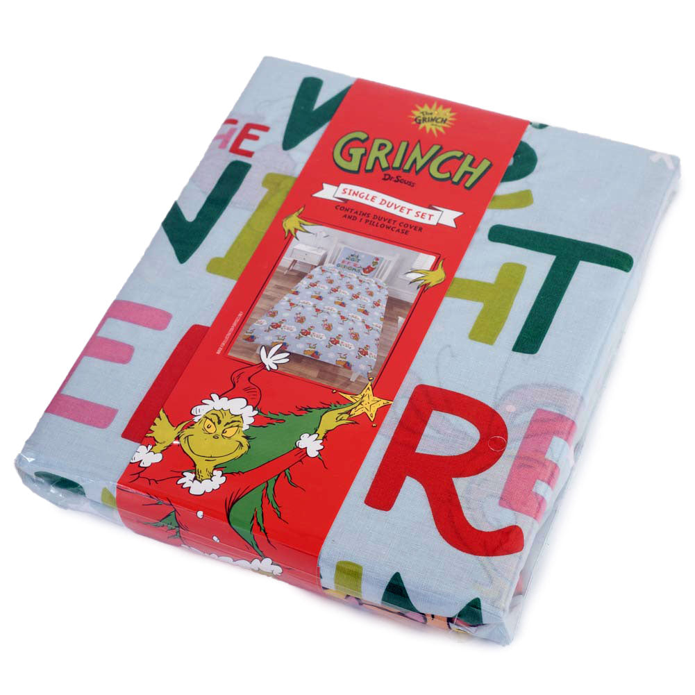 Official The Grinch Single Duvet Set