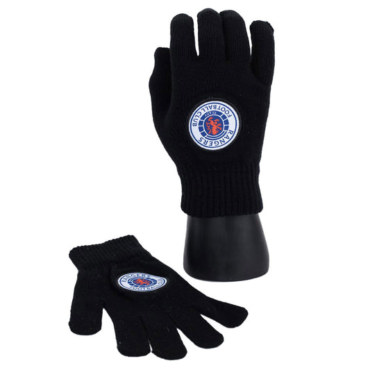 Official Rangers FC Knitted Gloves Junior