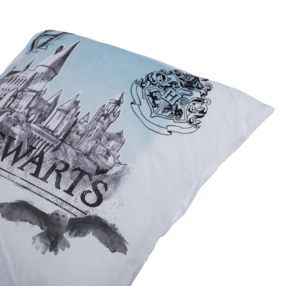 Official Harry Potter Hogwarts Velvet Feel Cushion