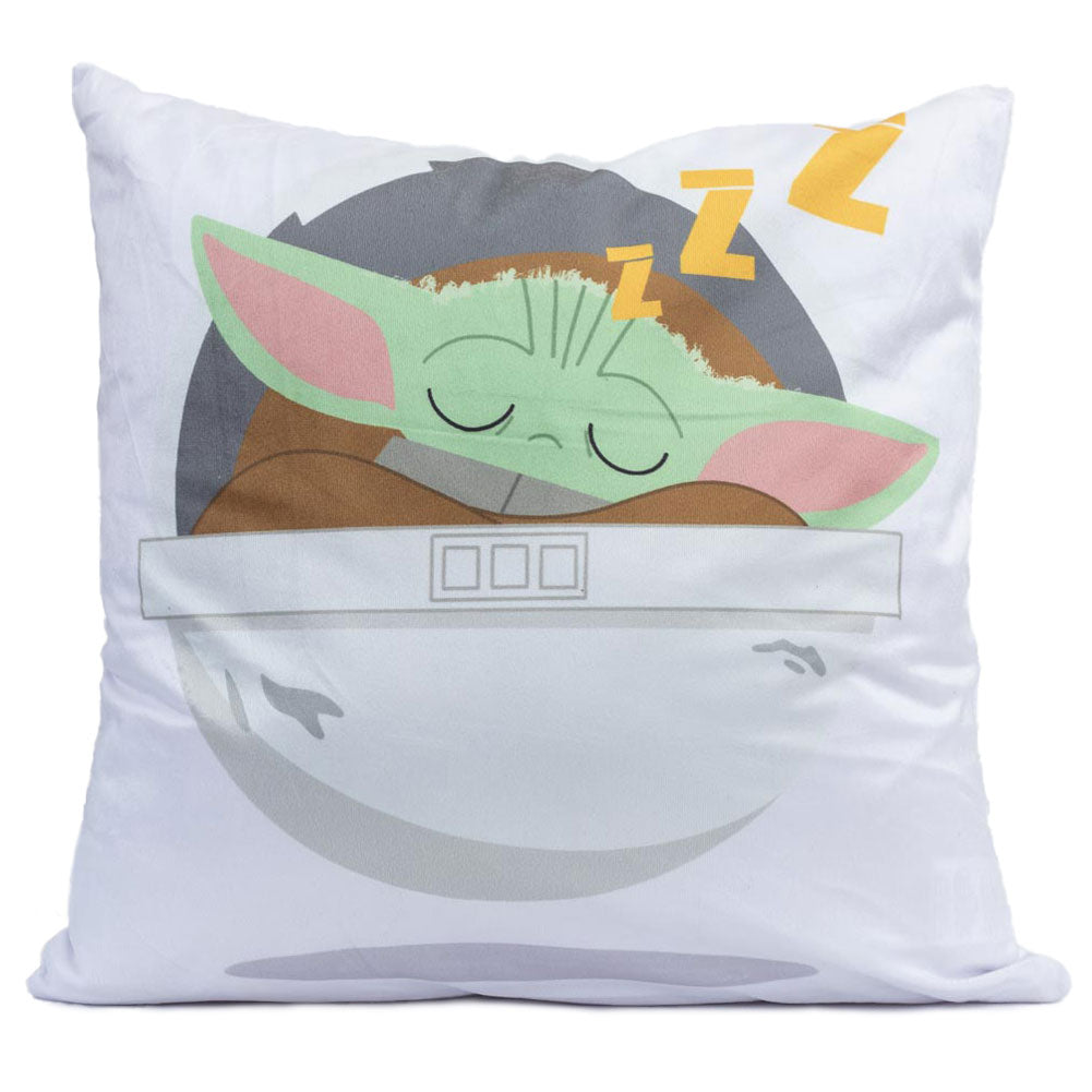 Official Star Wars: The Mandalorian Grogu Velvet Feel Cushion