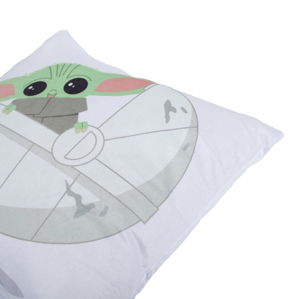 Official Star Wars: The Mandalorian Grogu Velvet Feel Cushion