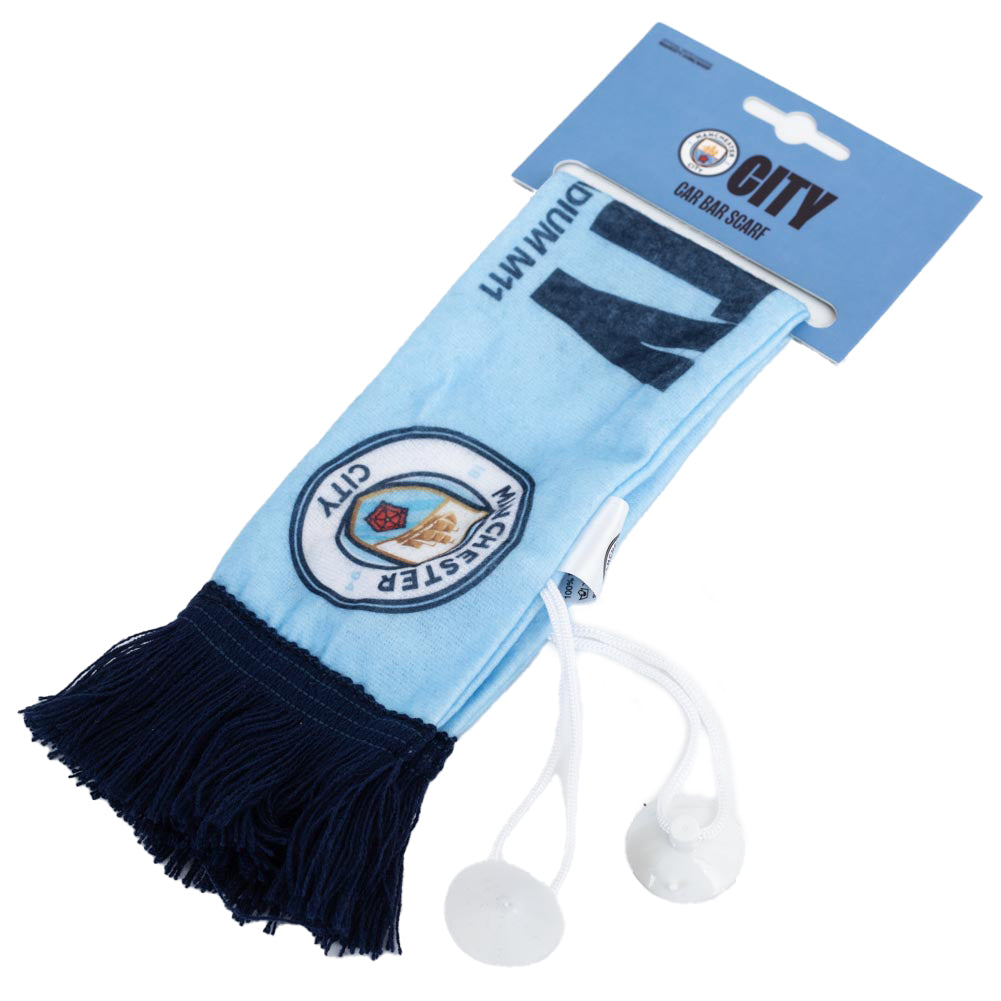 Official Manchester City FC Mini City Car Scarf