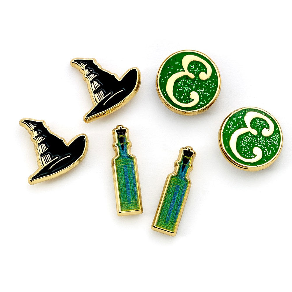 Official Wicked Elphaba Stud Earrings Set