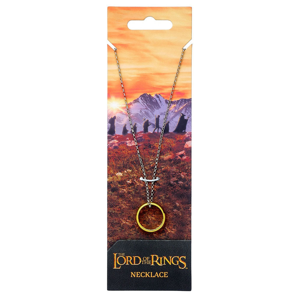 Official The Lord Of The Rings Silver Plated One Ring Necklace