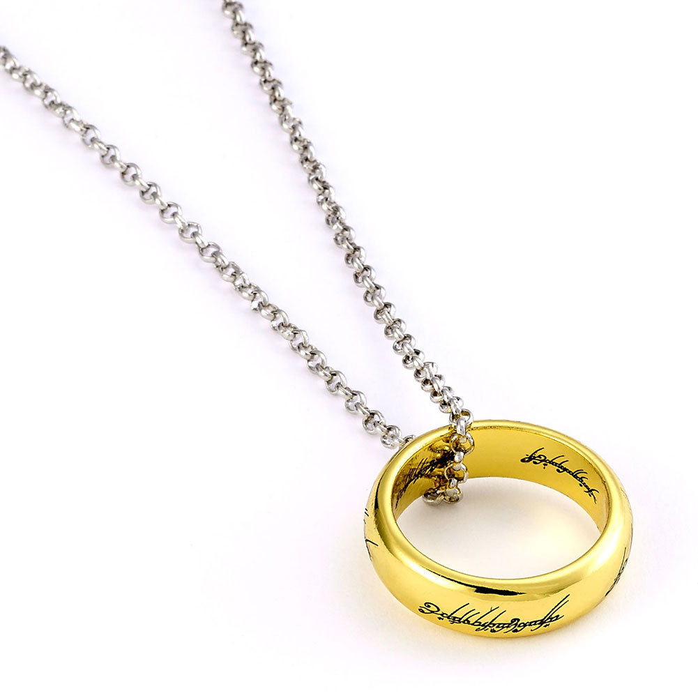 Official The Lord Of The Rings Silver Plated One Ring Necklace