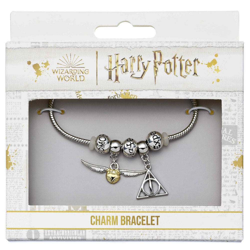 Official Harry Potter Silver Plated Spellbeads Bracelet