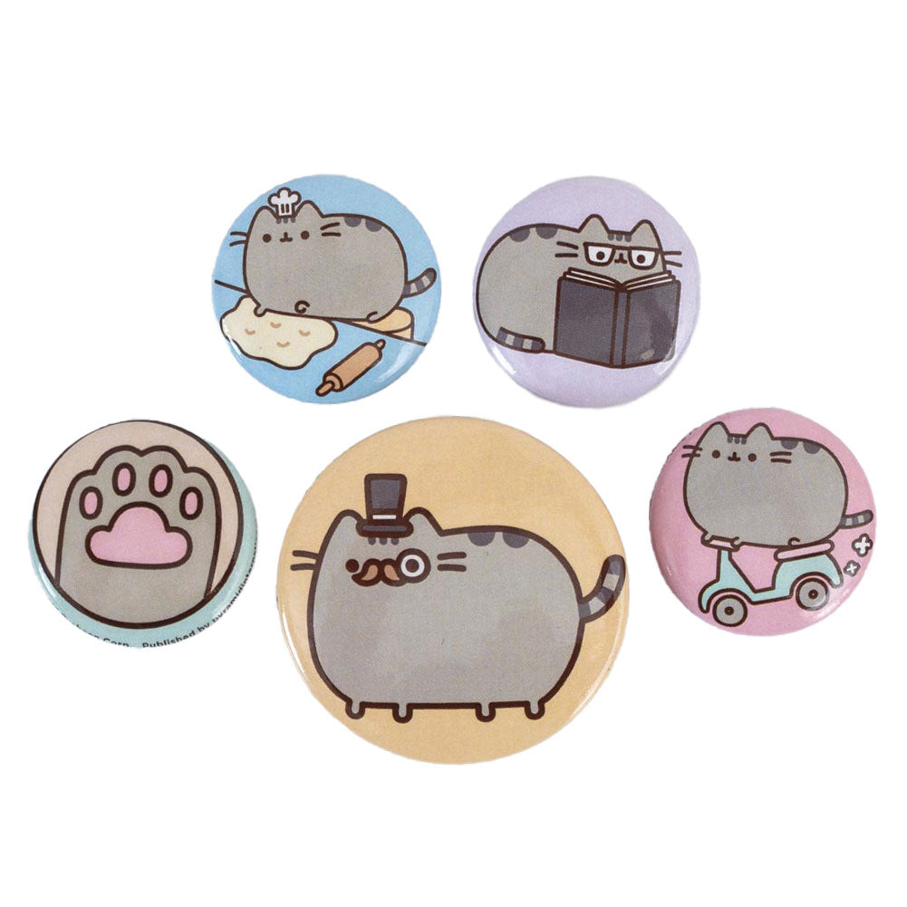 Official Pusheen Fancy Button Badge Set