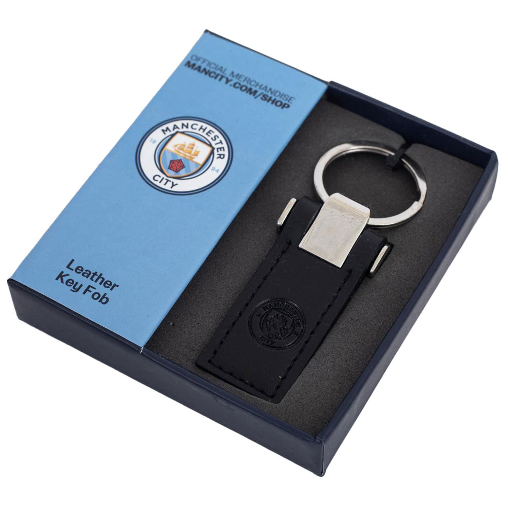 Official Manchester City FC Leather key Fob