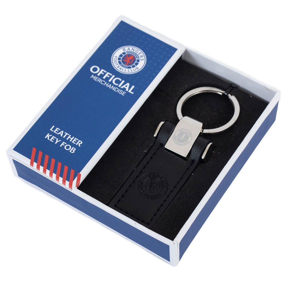 Official Rangers FC Leather Key Fob