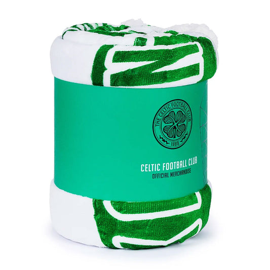 Official Celtic FC Sherpa Fleece Blanket